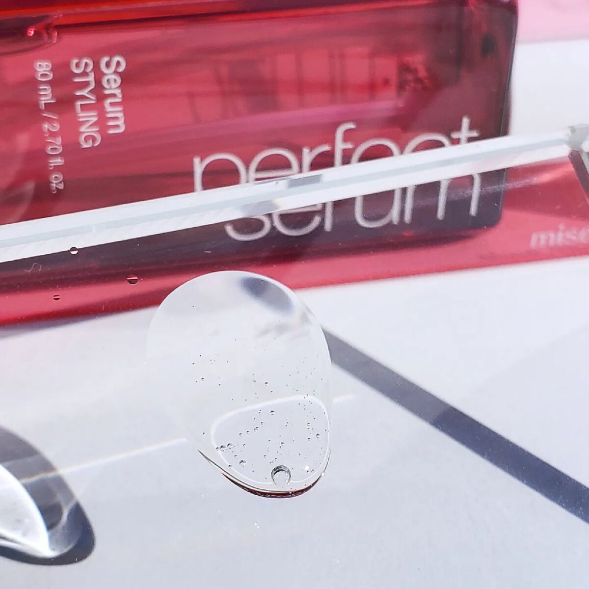 スタイリングセラム/miseenscene/ヘアオイルを使ったクチコミ（3枚目）