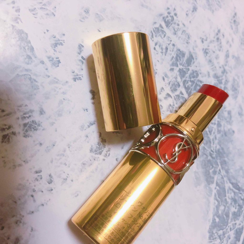 ルージュ ヴォリュプテ シャイン/YVES SAINT LAURENT BEAUTE/口紅を使ったクチコミ(1枚目)