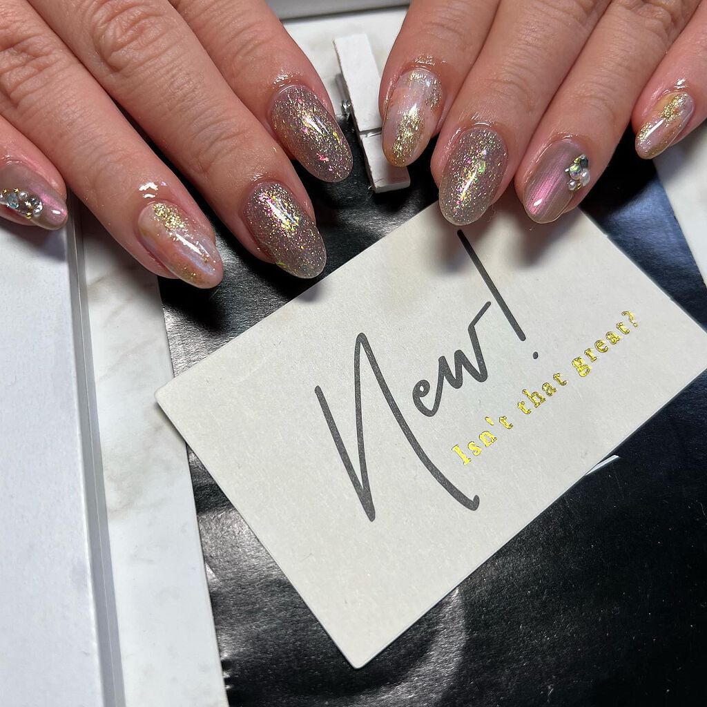 cst on LIPS 「#glitternails#gloss#✨#秋ネイル#秋冬ネイ..」(4枚目)