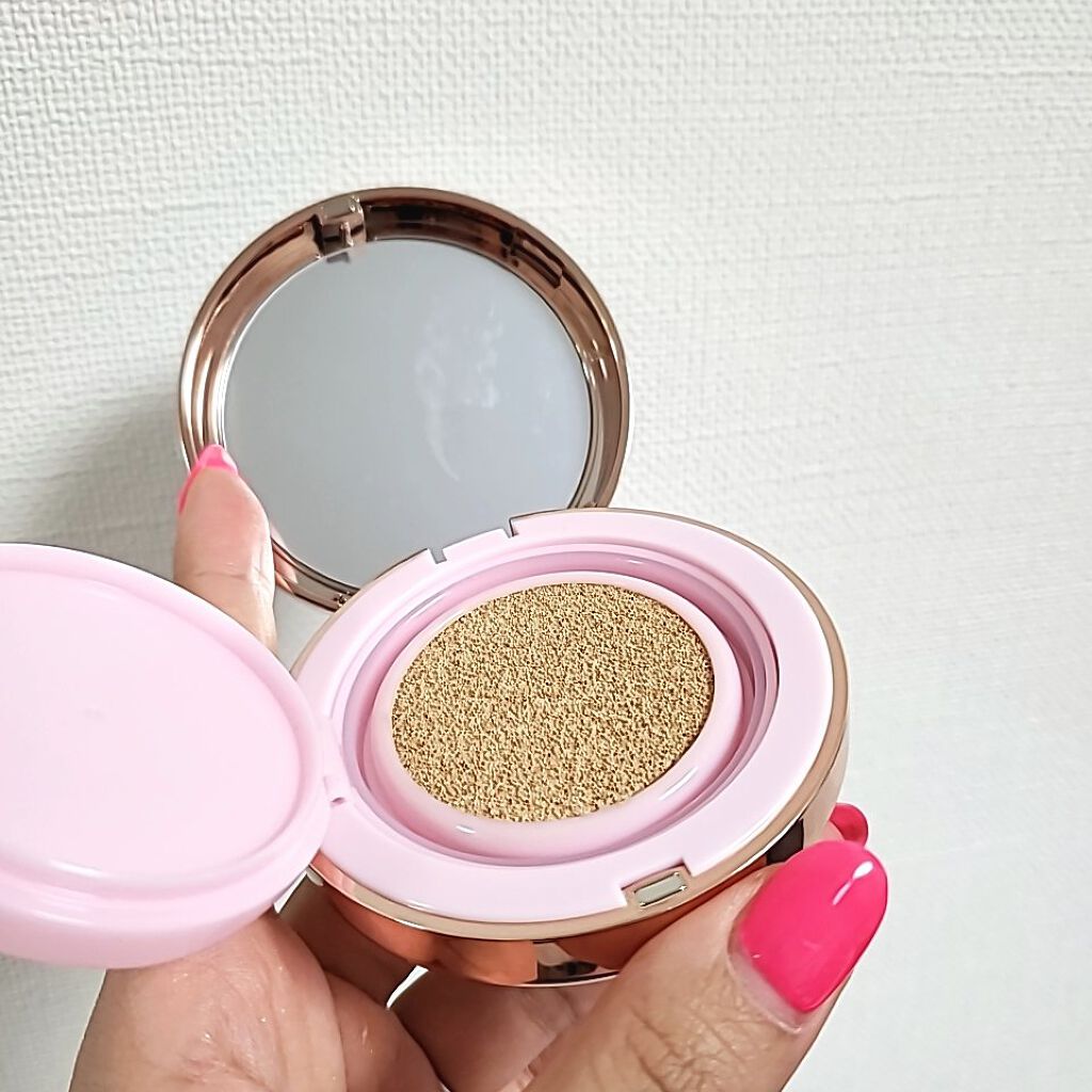 ピンクティーツリーカバークッション/APLIN/クッションファンデーションを使ったクチコミ（3枚目）