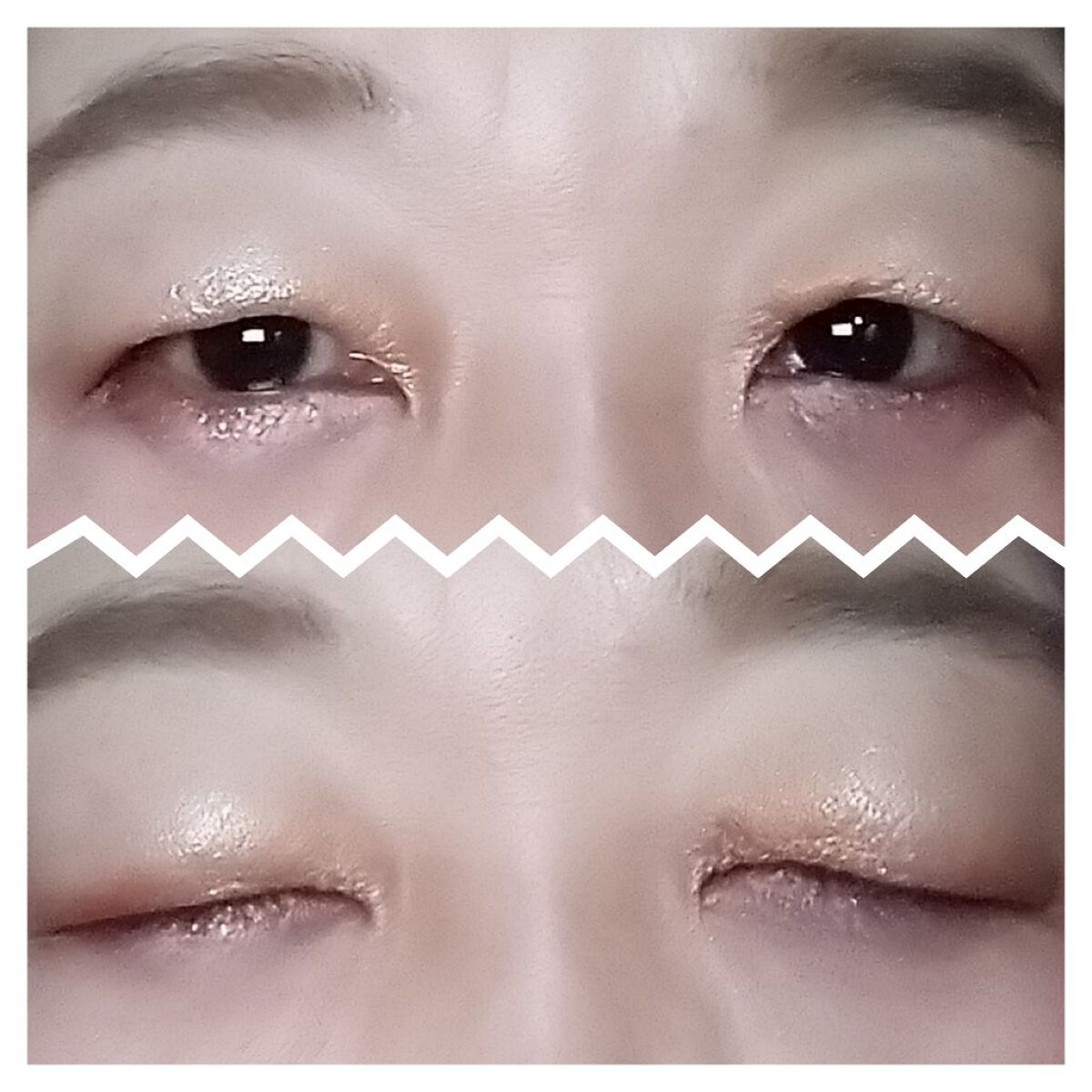 ロイヤルパーティー カスタムアイシャドウ ２Ｐ/DAISO/ジェル・クリームアイシャドウを使ったクチコミ（2枚目）