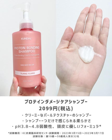 クンダル ダメージケア シャンプー/トリートメント/KUNDAL/市販シャンプーを使ったクチコミ(3枚目)