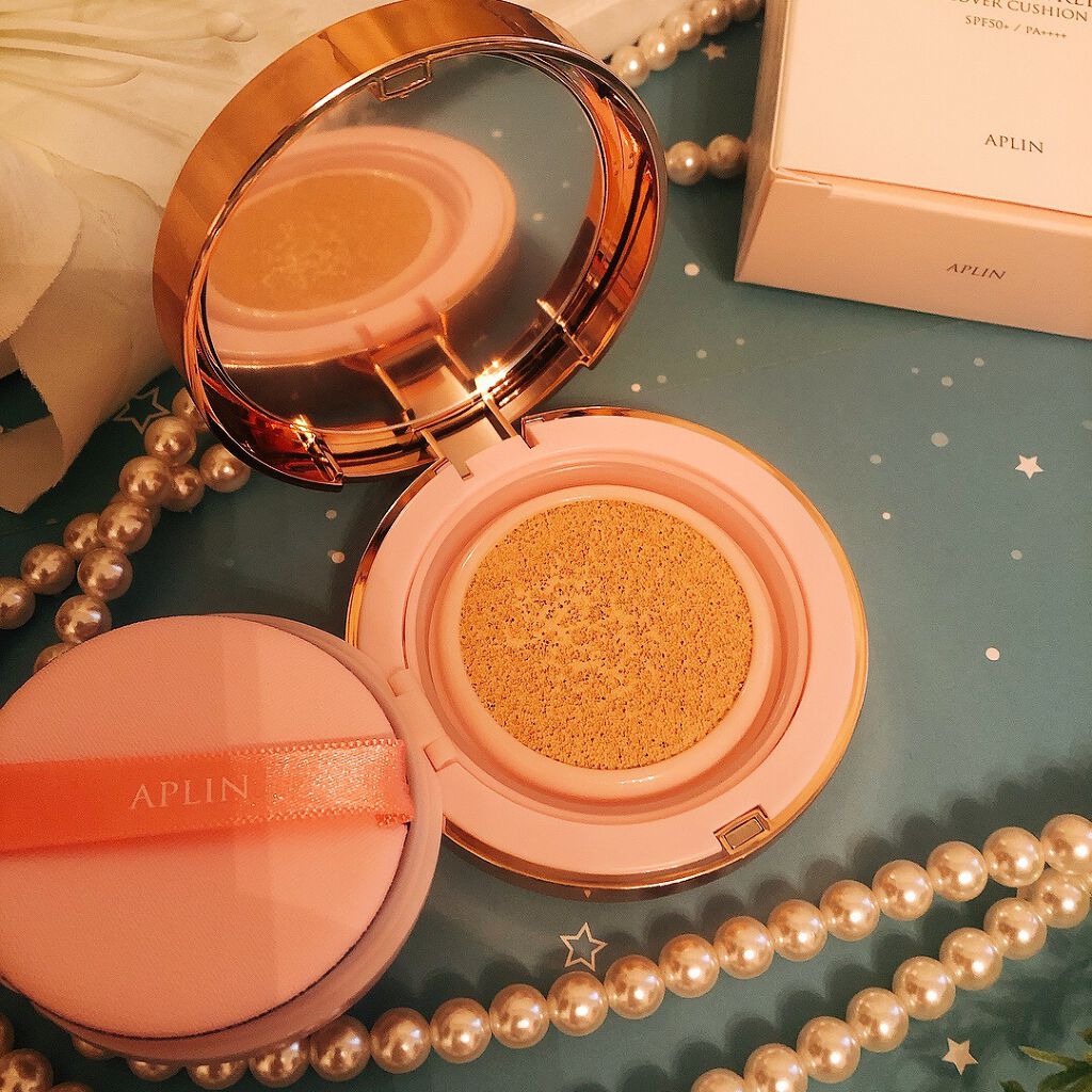 ピンクティーツリーカバークッション/APLIN/クッションファンデーションを使ったクチコミ（2枚目）