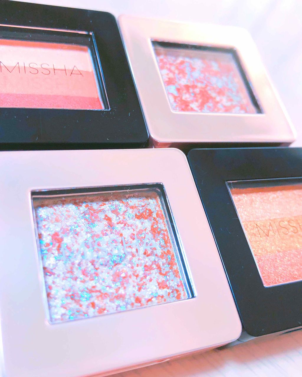 グリッタープリズム シャドウ/MISSHA/グリッターを使ったクチコミ（2枚目）