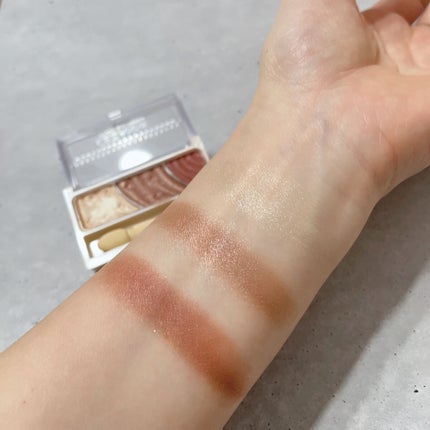 トーンアップアイシャドウ/CEZANNE/アイシャドウパレットを使ったクチコミ(4枚目)