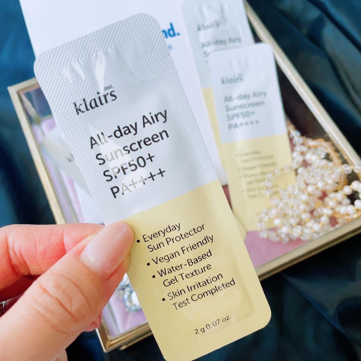 All-day エアリーサンスクリーン50g/Klairs/日焼け止めクリームを使ったクチコミ（2枚目）