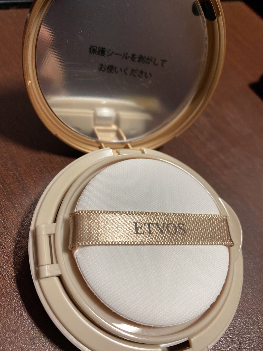 ミネラルグロウスキンクッション/エトヴォス/クッションファンデーションを使ったクチコミ(2枚目)