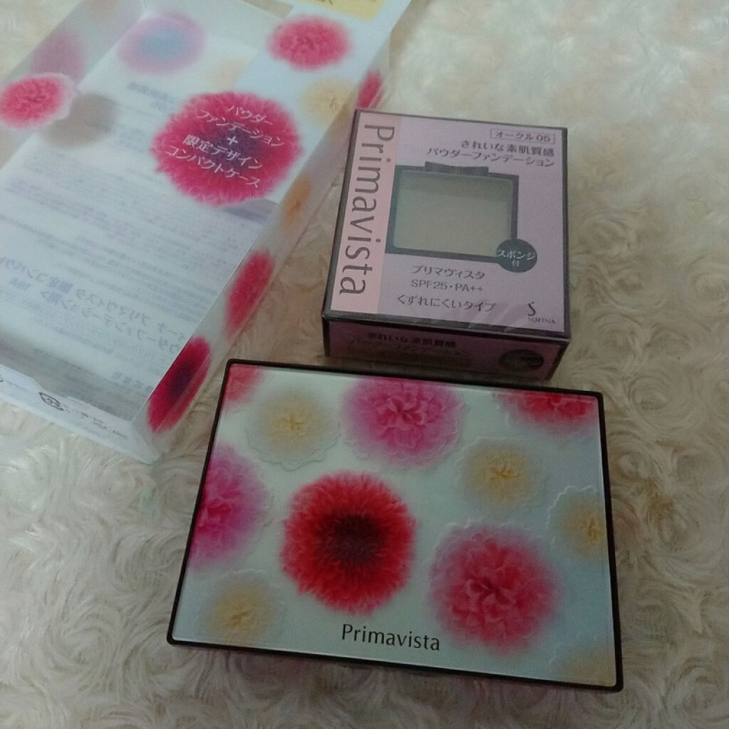 くずれにくい きれいな素肌質感パウダーファンデーション/プリマヴィスタ/パウダーファンデーションを使ったクチコミ（1枚目）