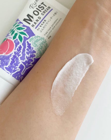 ももの花 モイストハンドクリーム すっきりピーチの香り/オリヂナル/ハンドクリームを使ったクチコミ(7枚目)