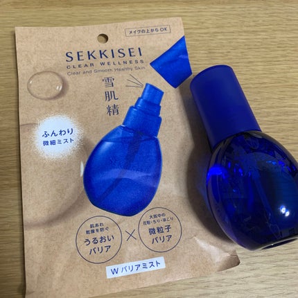 クリアウェルネス W バリア ミスト/雪肌精/ミスト状化粧水を使ったクチコミ(1枚目)