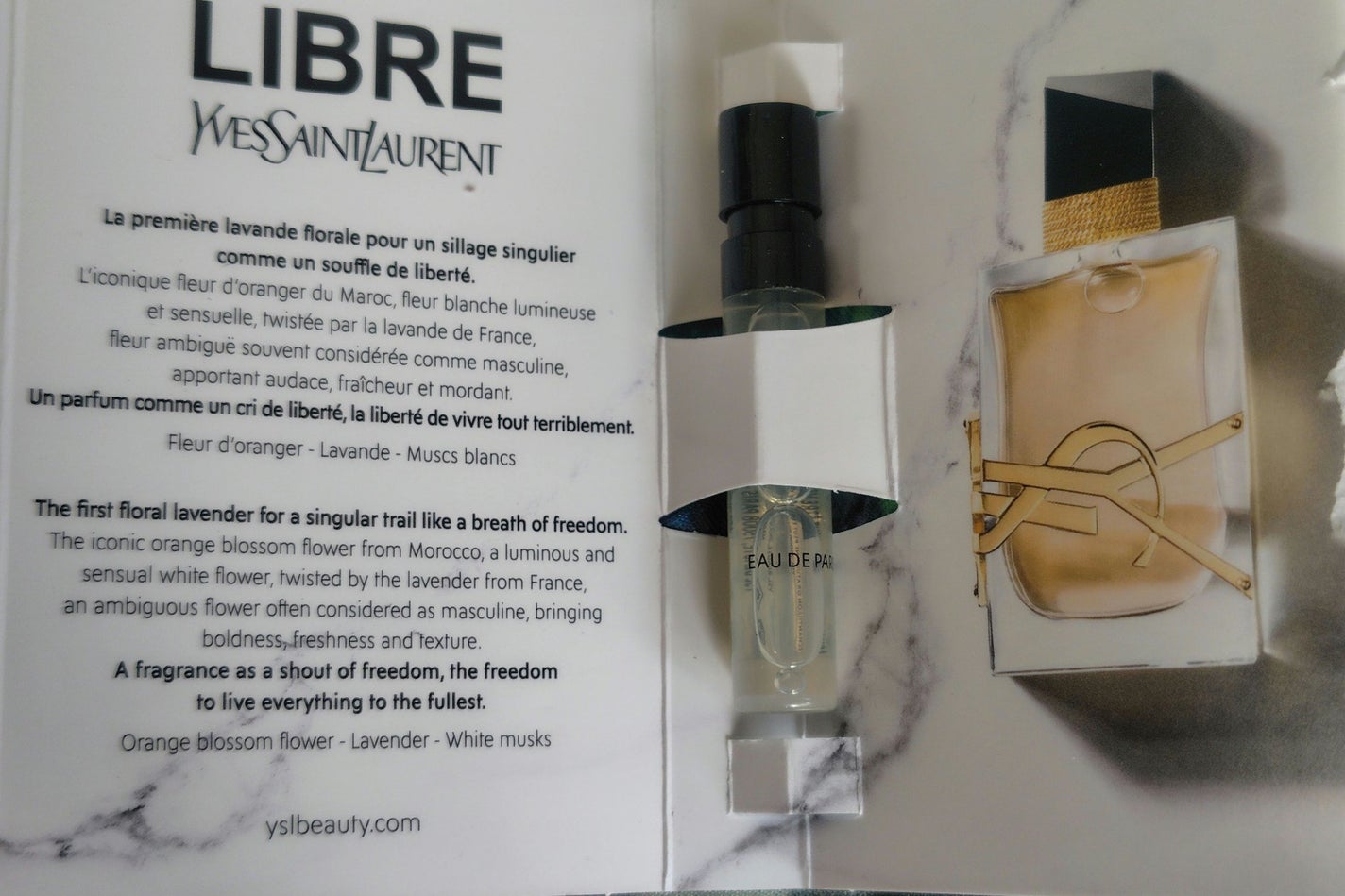 リブレ オーデパルファム/YVES SAINT LAURENT BEAUTE/香水(レディース)を使ったクチコミ(4枚目)