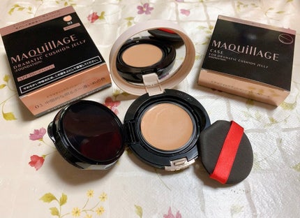 ドラマティッククッションジェリー/マキアージュ/クッションファンデーションを使ったクチコミ(2枚目)