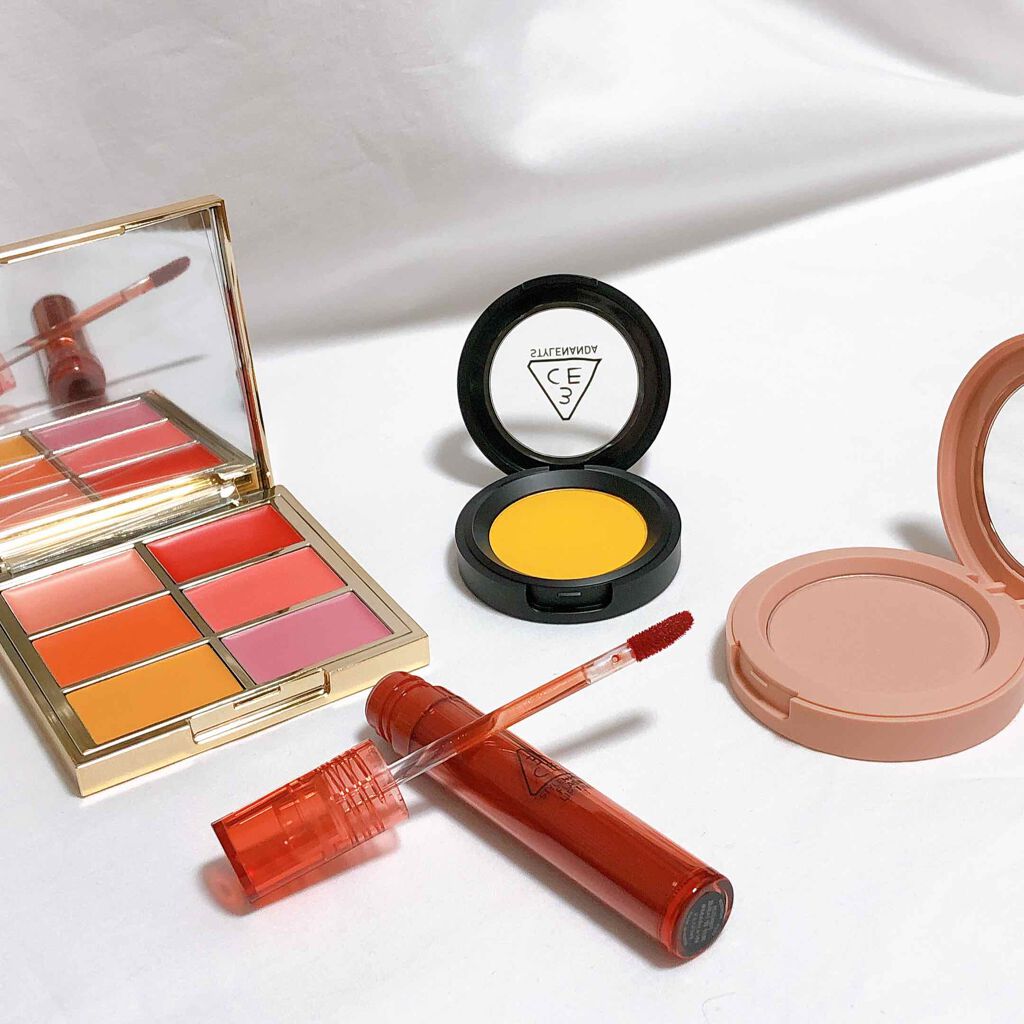 3CE フェイスブラッシュ ヌードピーチ/3CE/パウダーチークを使ったクチコミ（1枚目）