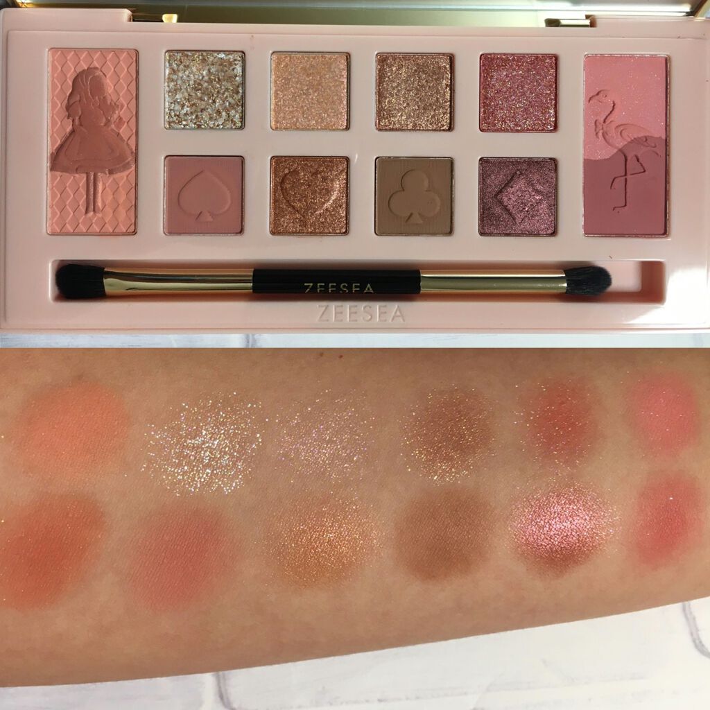 アリスドリームランドシリーズ 12色アイシャドウパレット（ZEESEA×大英博物館）/ZEESEA/アイシャドウパレットを使ったクチコミ（2枚目）