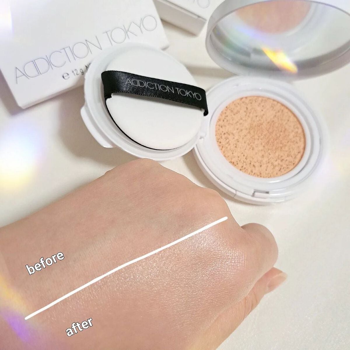 アディクション スキンケアUV タッチアップ クッション/ADDICTION/クッションファンデーションを使ったクチコミ(6枚目)
