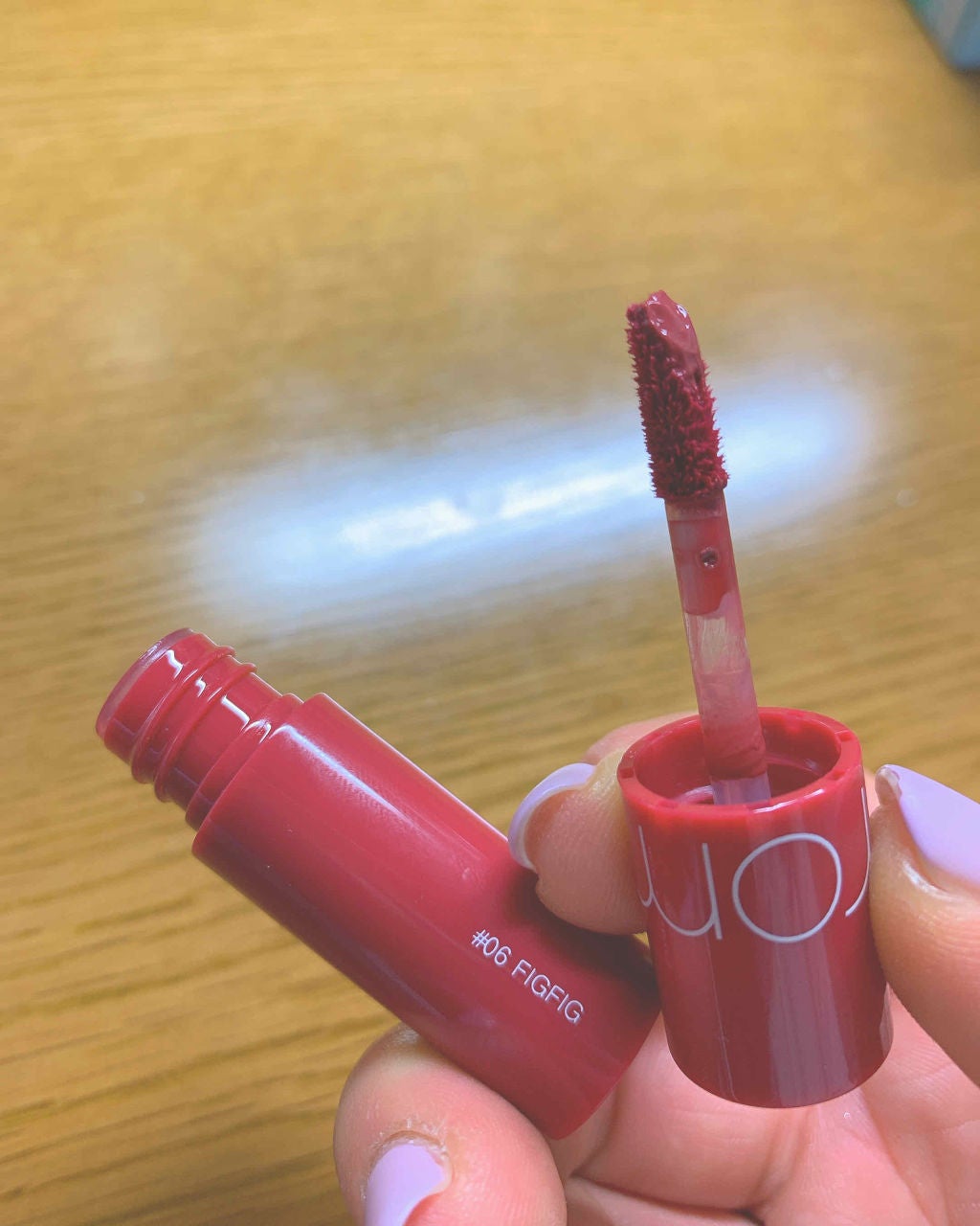 ジューシーラスティングティント/rom&nd/リップティントを使ったクチコミ(2枚目)