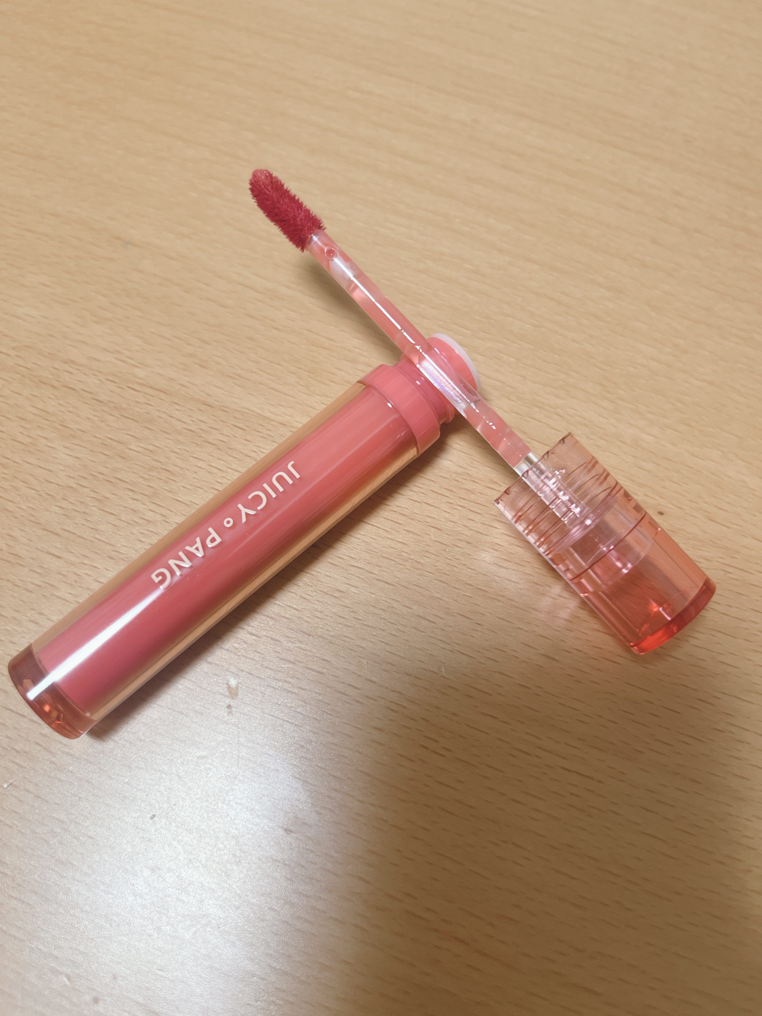 アピュー ジューシーパン ウォーターティント PK01　 ピンクレモン/A’pieu/リップティントを使ったクチコミ（2枚目）