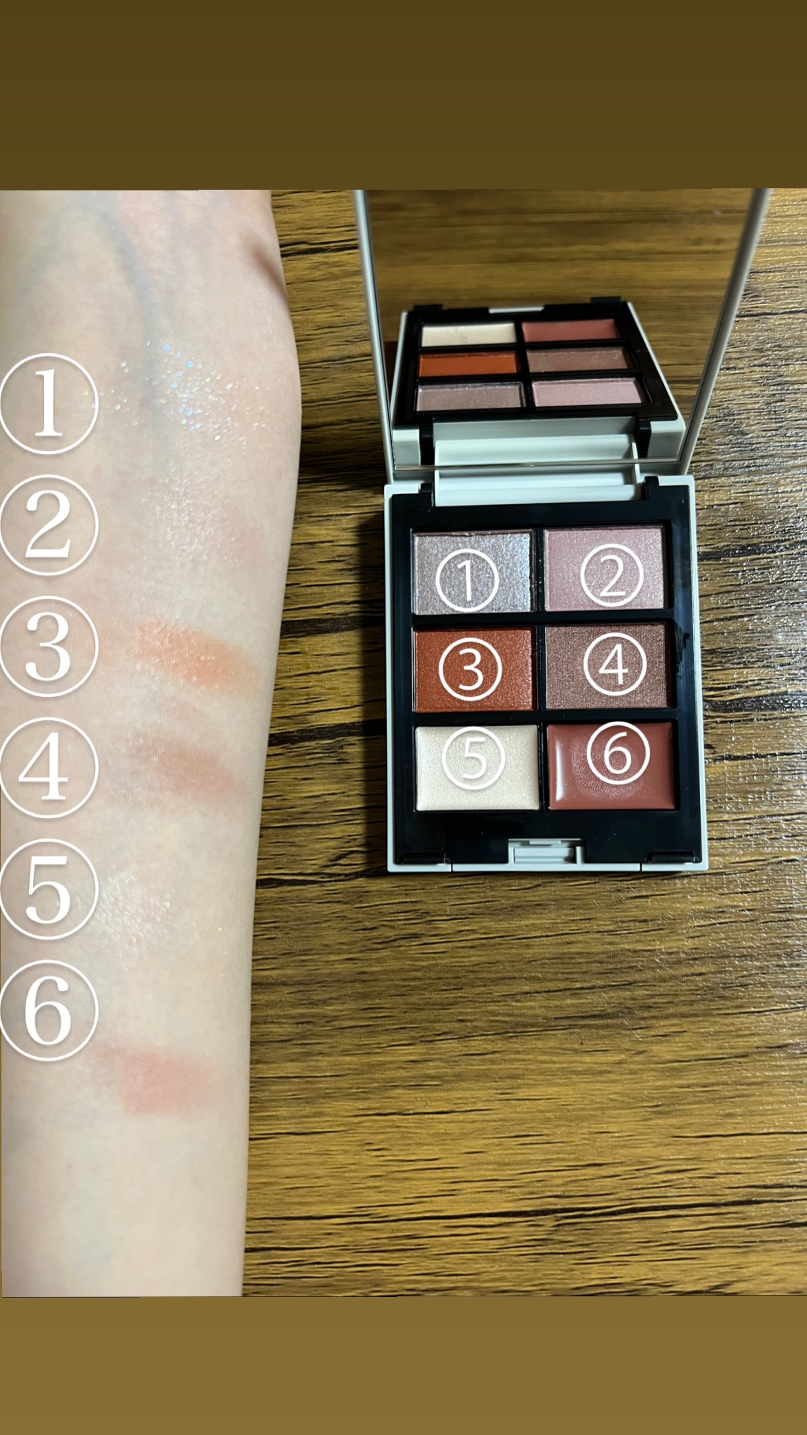 MY MIXED PALETTE 6色カスタムパレット/MN/マルチパレットを使ったクチコミ（3枚目）