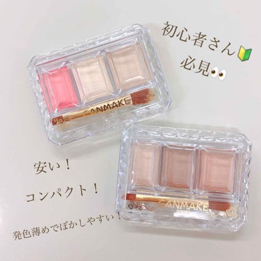 シークレットカラーアイズ No.01 ロマンティックドール/キャンメイク/アイシャドウパレットを使ったクチコミ（1枚目）