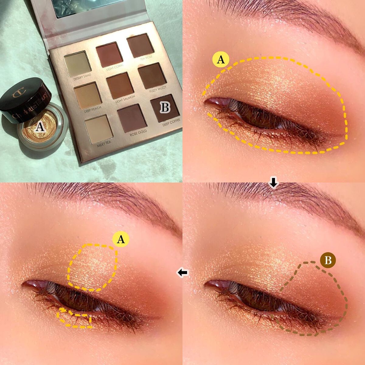 Eyes to Mesmerise/Charlotte Tilbury/ジェル・クリームアイシャドウを使ったクチコミ(4枚目)