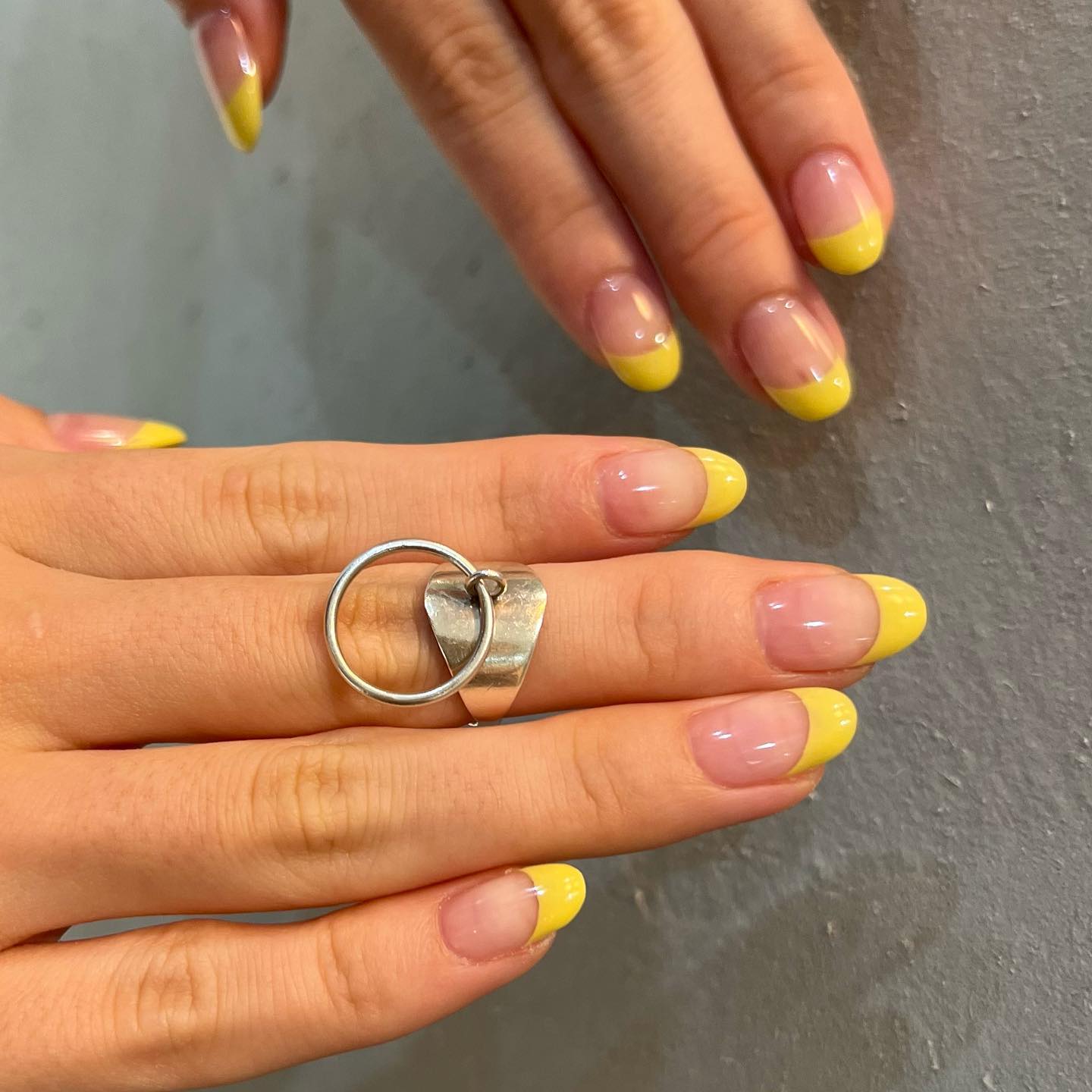 #カラーフレンチネイル,#フレンチネイル,#ジェルネイル,#ネイル,#フレンチネイルのネイルデザイン