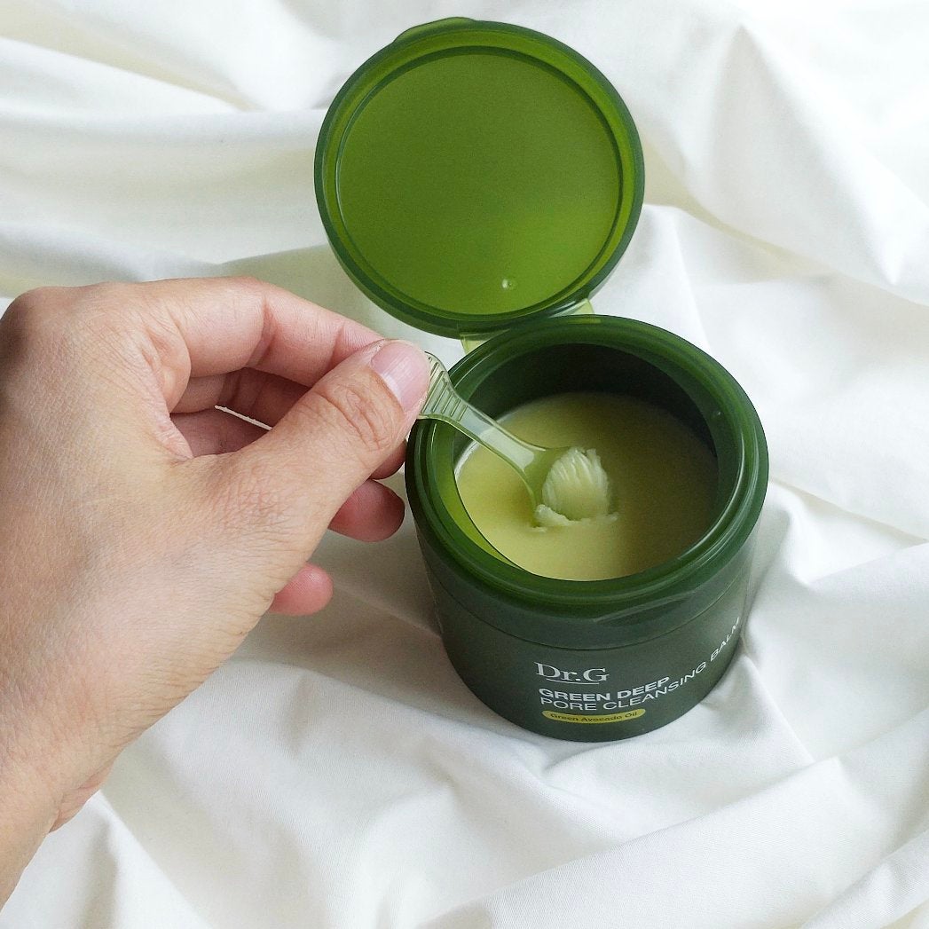 グリーンディープポアクレンジングバーム/Dr.G/クレンジングバームを使ったクチコミ(3枚目)