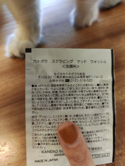 スクラビング マッド ウォッシュ/KANEBO/洗顔フォームを使ったクチコミ(2枚目)
