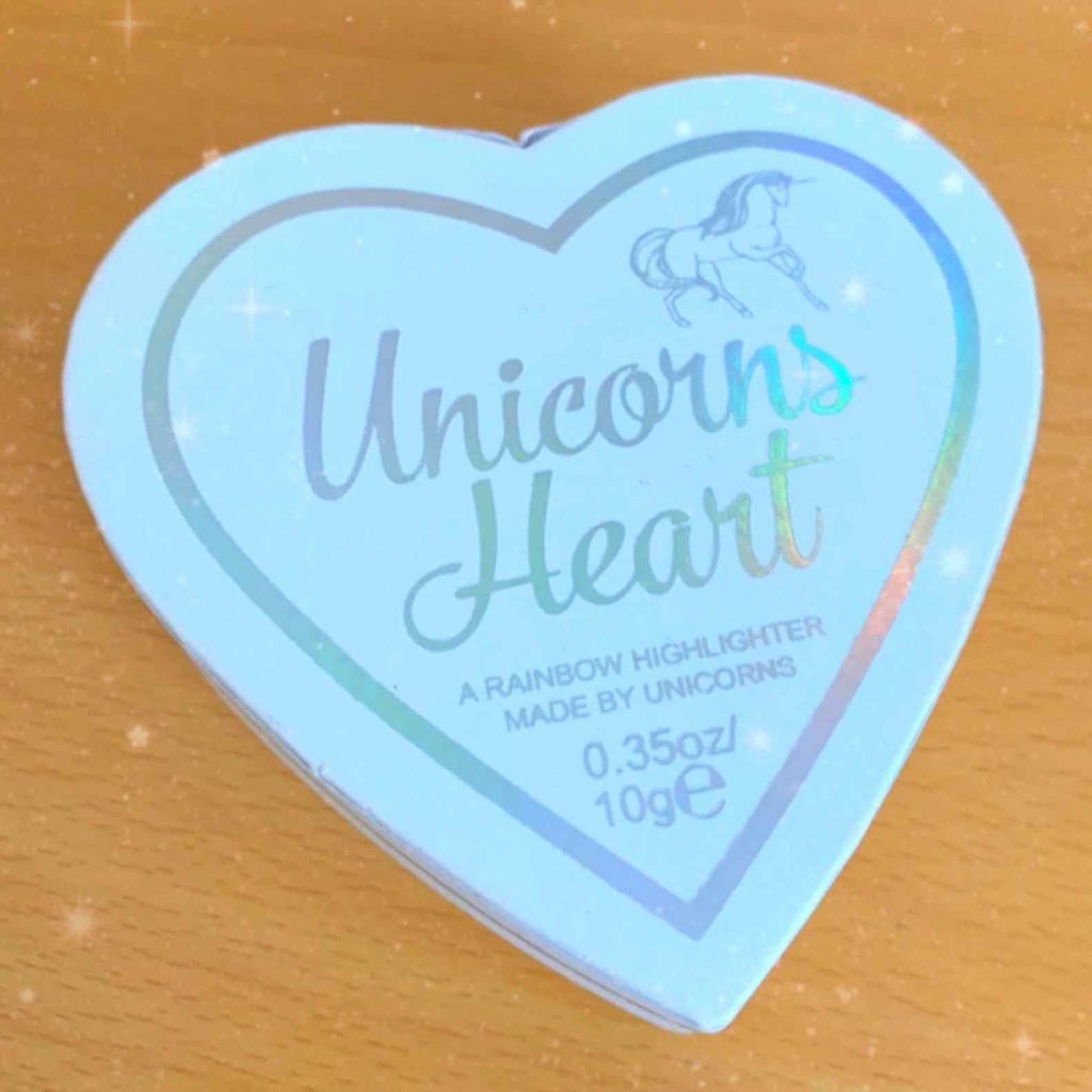 ハートハイライター ユニコーンハート/MAKEUP REVOLUTION/パウダーハイライトを使ったクチコミ(1枚目)