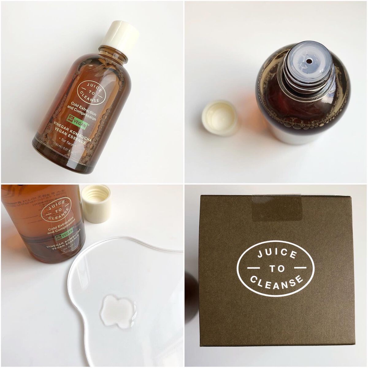 ビネガー コンブチャヴィーガン エッセンス/JUICE TO CLEANSE/美容液を使ったクチコミ（3枚目）
