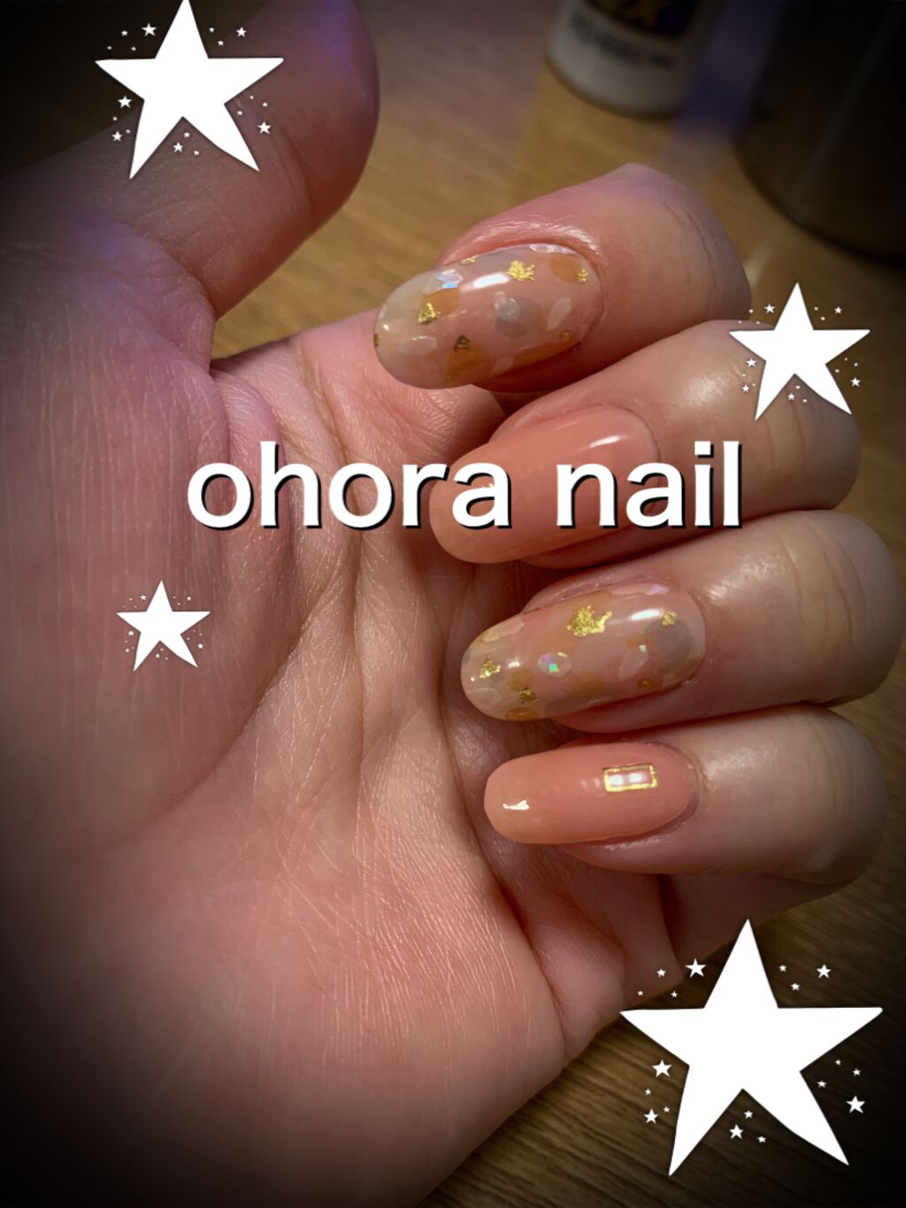 セミキュアジェルネイル（ハンド） ND-235 N Lullaby (Summer disco collection)/ohora/ネイルシールを使ったクチコミ（2枚目）