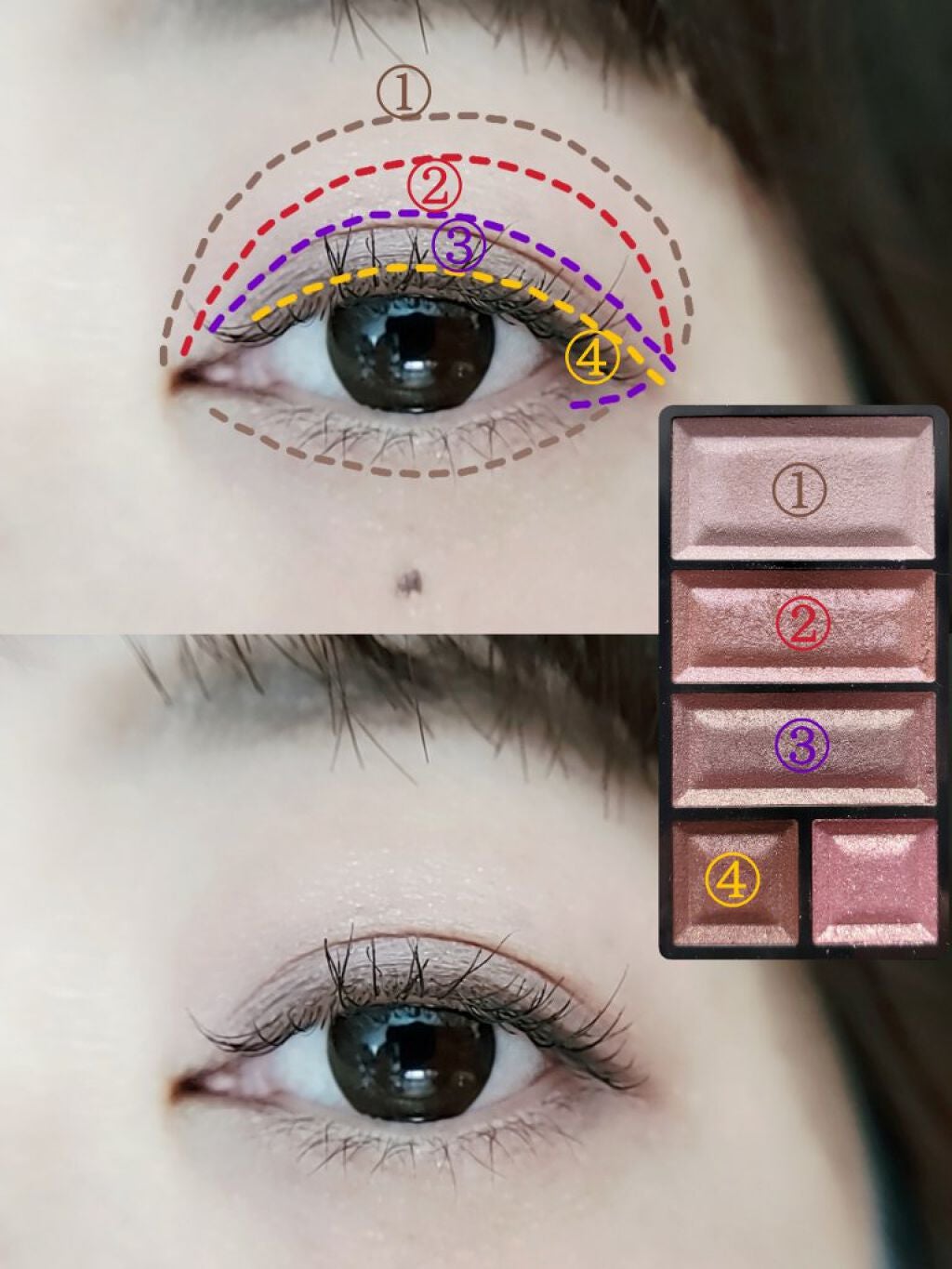 ショコラスウィート アイズ/リンメル ロンドン/アイシャドウパレットを使ったクチコミ(3枚目)