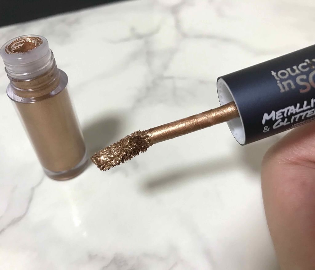 タッチインソル METALLISTグリッターシャドウデュオ/touch in SOL /グリッターを使ったクチコミ(2枚目)
