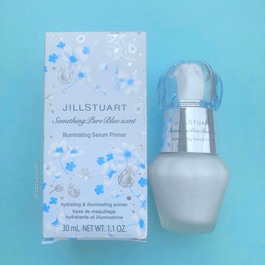 サムシングピュアブルー セント イルミネイティング セラムプライマー /JILL STUART/化粧下地を使ったクチコミ（5枚目）