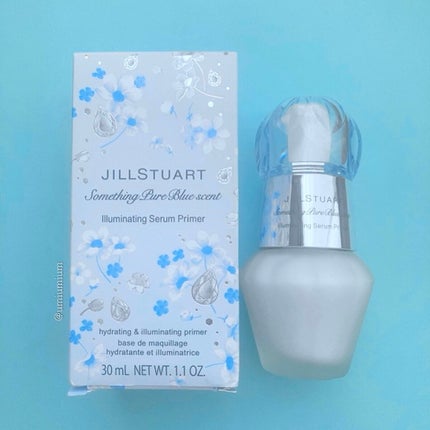 サムシングピュアブルー セント イルミネイティング セラムプライマー /JILL STUART/化粧下地を使ったクチコミ(5枚目)