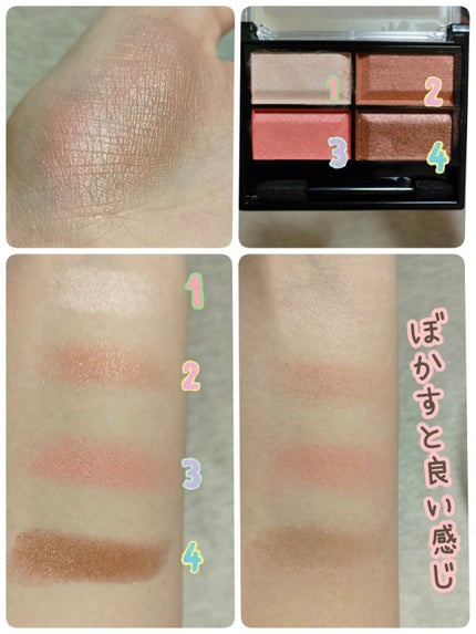 ロイヤルヴィンテージ アイズ 019 メープルコーラル/リンメル ロンドン/アイシャドウパレットを使ったクチコミ(2枚目)