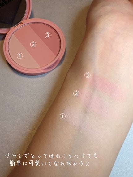 アートクラスバイロダンブラッシャー/too cool for school/パウダーチークを使ったクチコミ(2枚目)