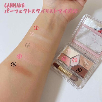 シャイニーシャドウ N/excel/単色アイシャドウを使ったクチコミ(2枚目)