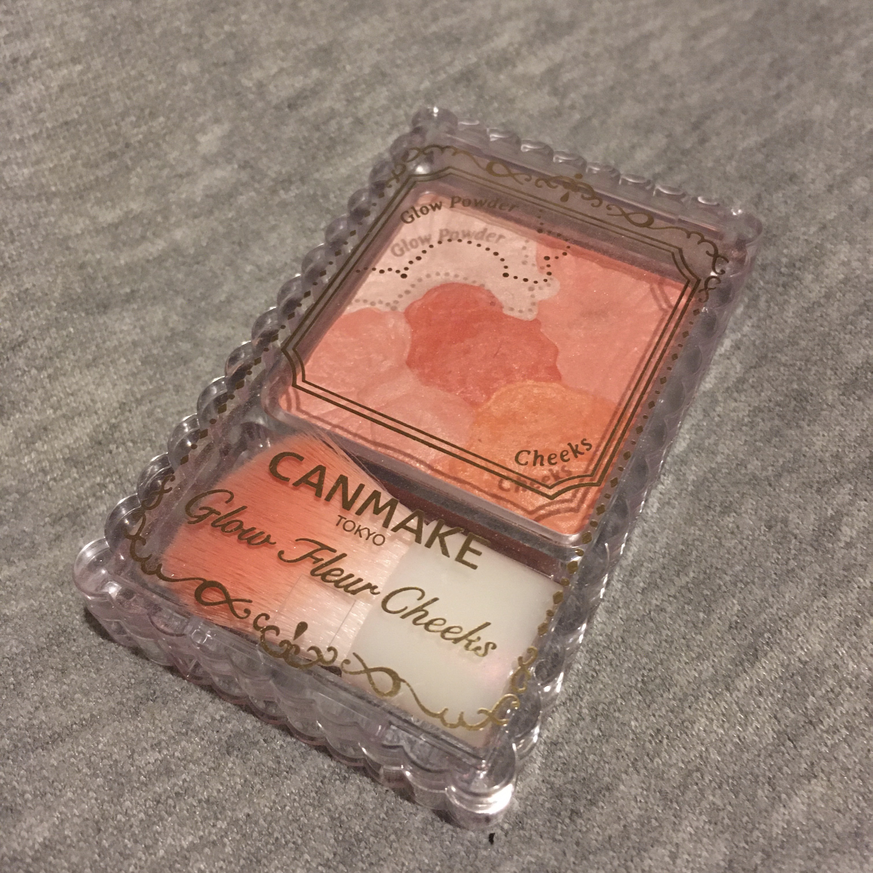 グロウフルールチークス/キャンメイク/パウダーチークを使ったクチコミ（1枚目）