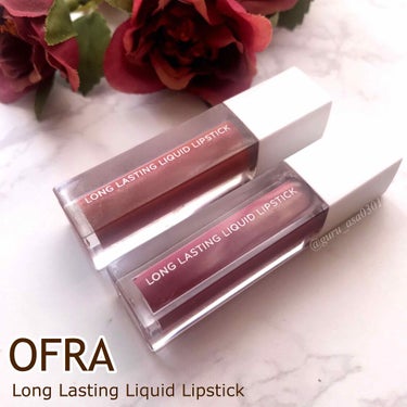 Long Lasting Liquid Lipstick/Ofra Cosmetics/口紅を使ったクチコミ（1枚目）