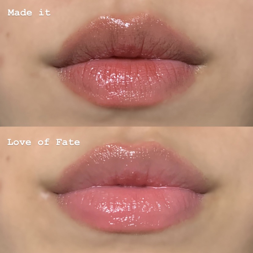 インク グラスティング リップ グロス 08 ラブ オブ フェイト(LOVE OF FATE)/PERIPERA/リップグロスを使ったクチコミ（3枚目）