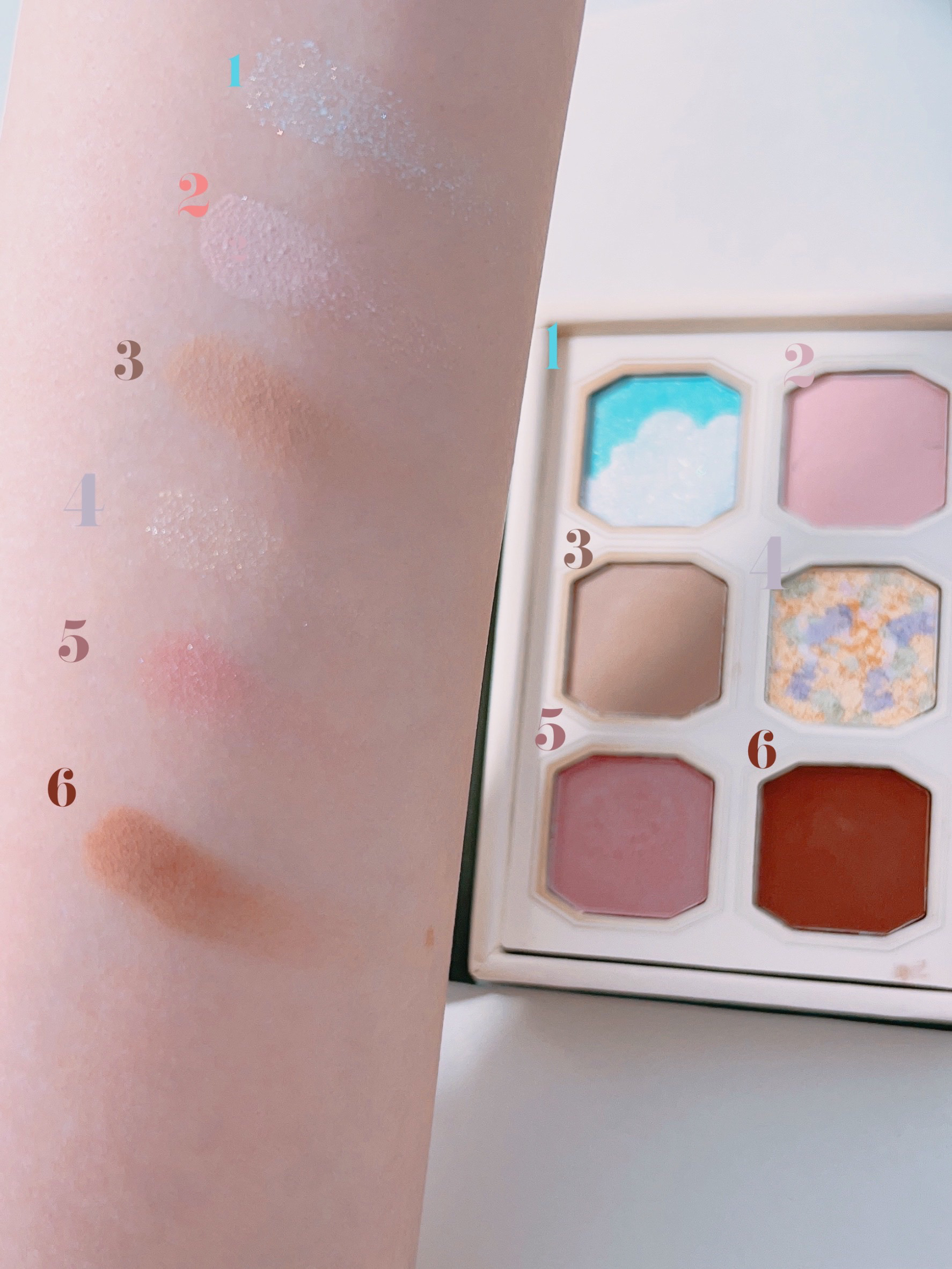 絵画アイシャドウパレット/MilleFée/アイシャドウパレットを使ったクチコミ（3枚目）