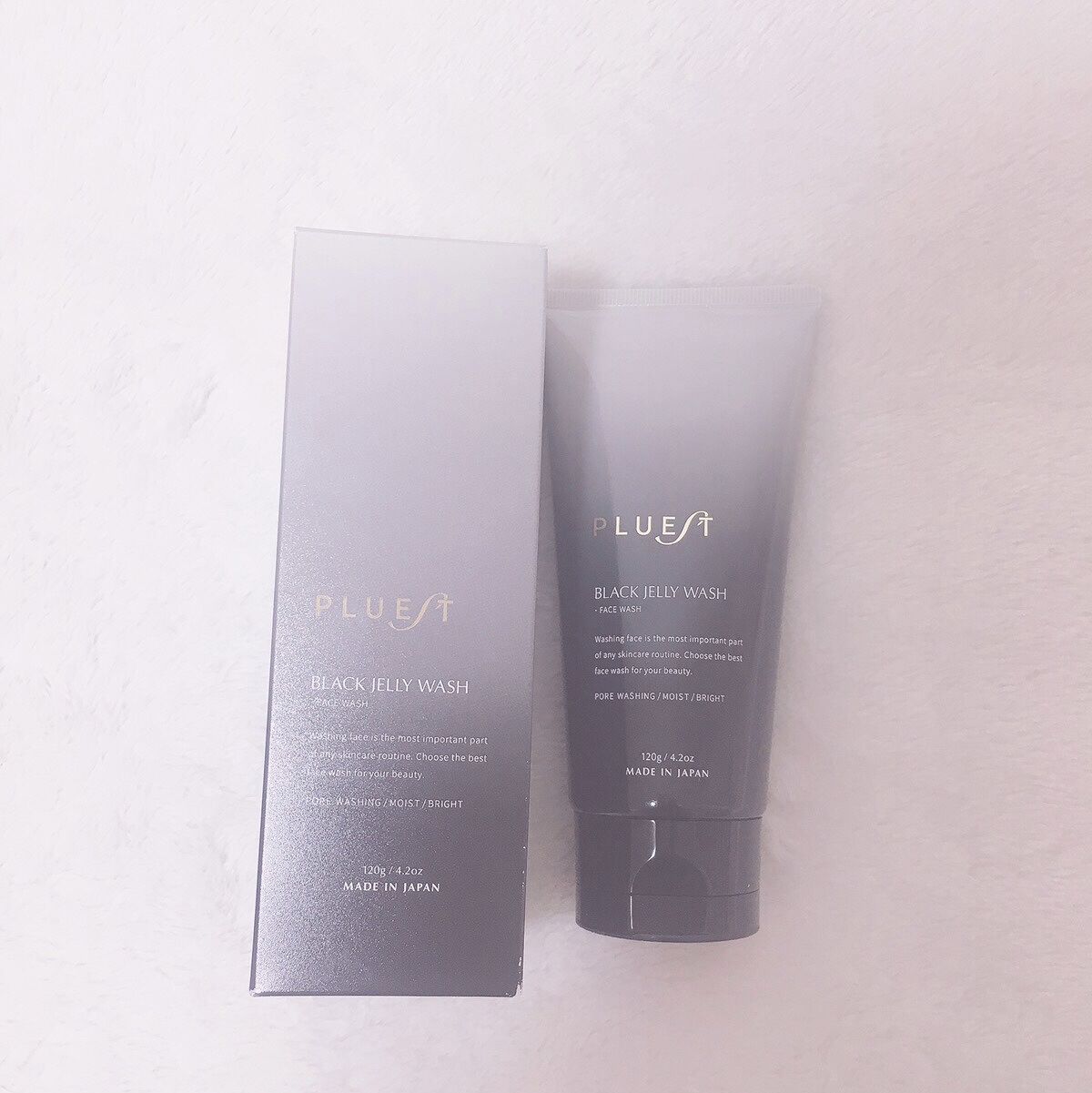 BLACK JELLY WASH（ブラックジェリーウォッシュ）/PLUEST/その他洗顔料を使ったクチコミ（1枚目）