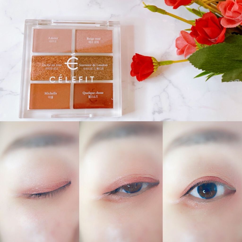 プロアイシャドウパレットセシル/CELEFIT/アイシャドウパレットを使ったクチコミ(7枚目)