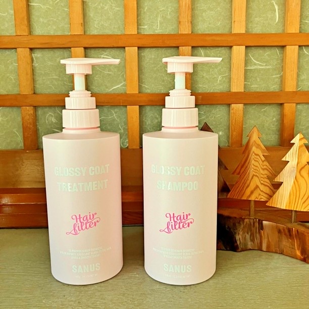 GLOSSY COAT SHAMPOO / TREATMENT/SANUS HAIR FILTER/市販シャンプーを使ったクチコミ（1枚目）