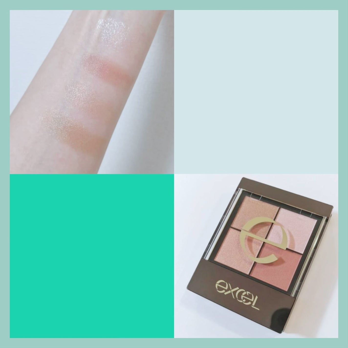 リアルクローズシャドウ/excel/アイシャドウパレットを使ったクチコミ(1枚目)