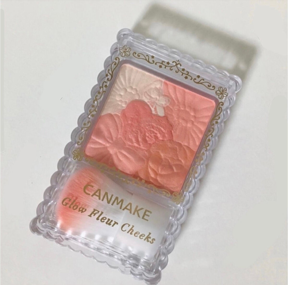 グロウフルールチークス/キャンメイク/パウダーチークを使ったクチコミ(1枚目)