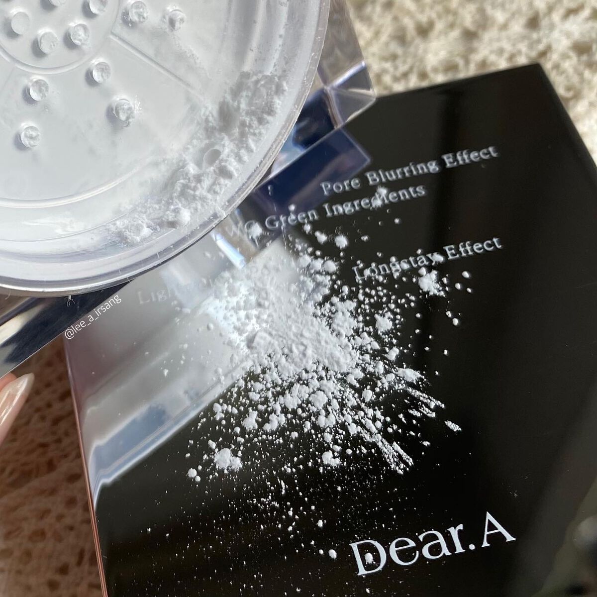 フェイス ブラー フィニッシング パウダー/Dear.A/ルースパウダーを使ったクチコミ（2枚目）