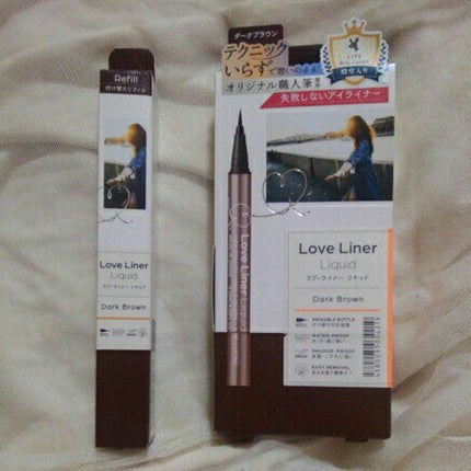 リキッドアイライナーR4/ラブ・ライナー/リキッドアイライナーを使ったクチコミ(1枚目)