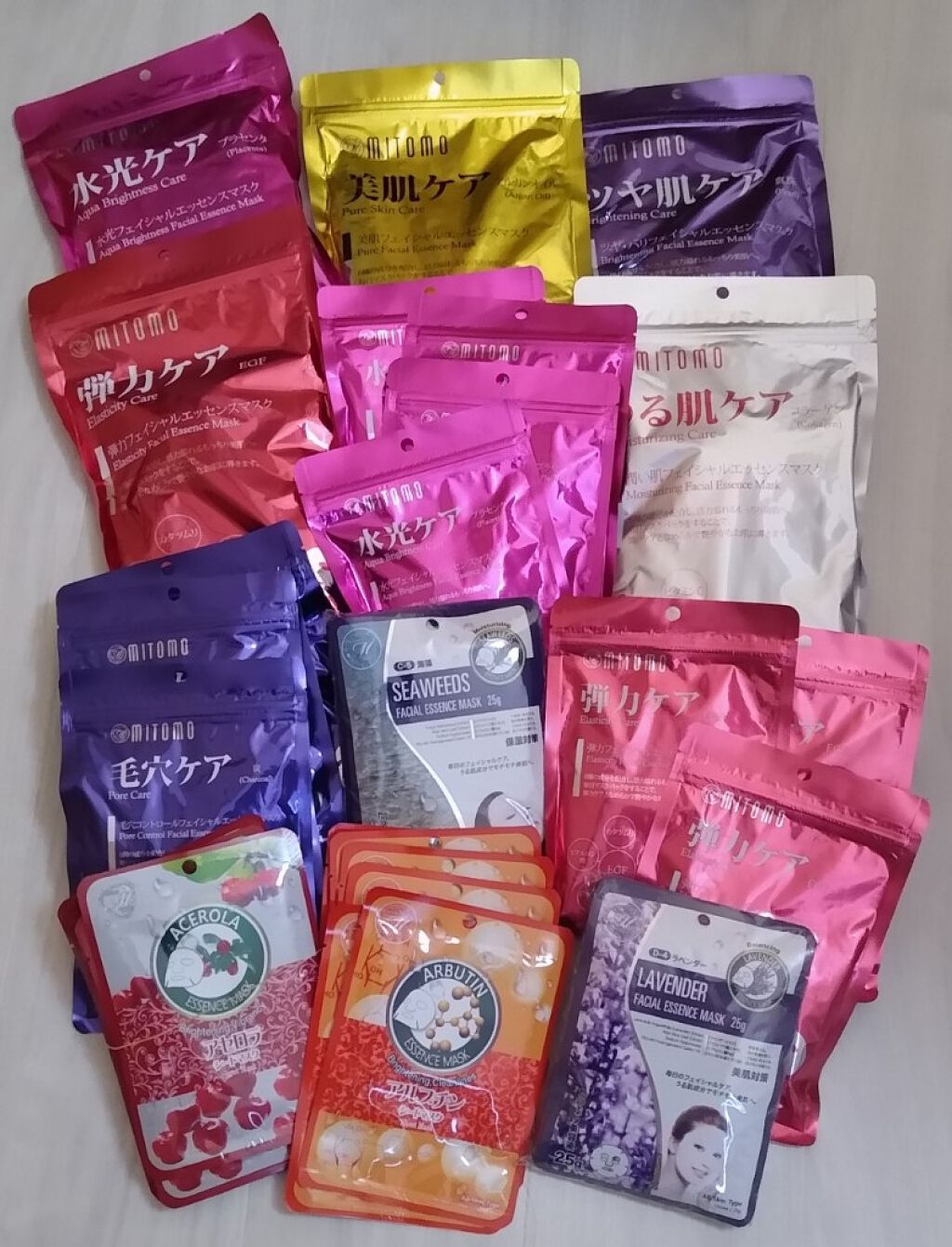 集中保湿福袋300枚/MITOMO/シートマスク・パックを使ったクチコミ(3枚目)