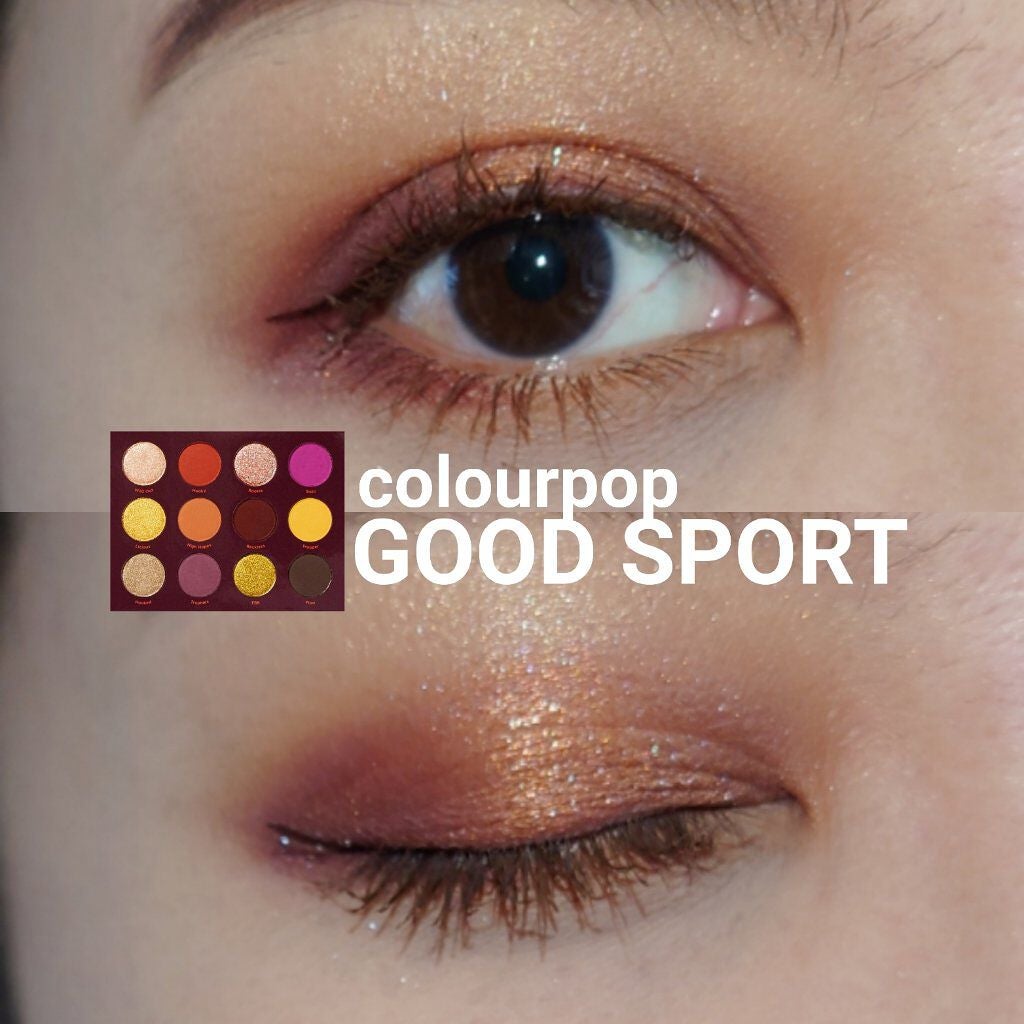 グッドスポーツ プレストパウダー シャドーパレット/ColourPop/アイシャドウパレットを使ったクチコミ(1枚目)